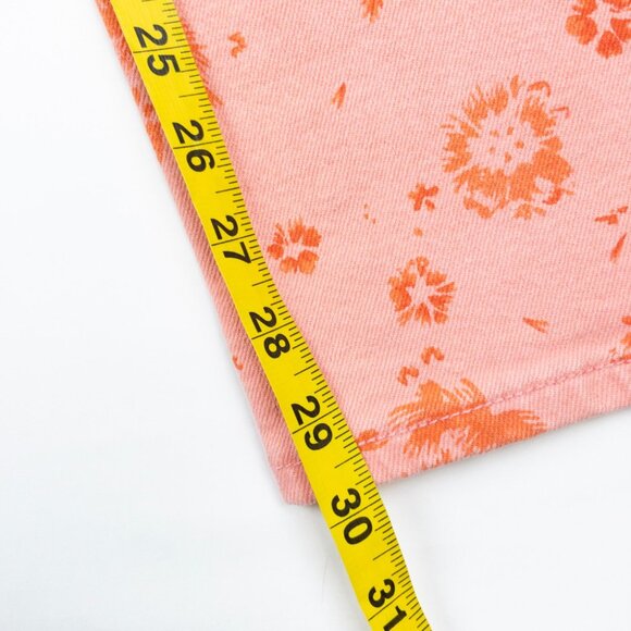 Levi's 512 Jeans Women's 29x30 Perfectly Slimming Pink Floral Print Straight Leg - Picture 11 of 14